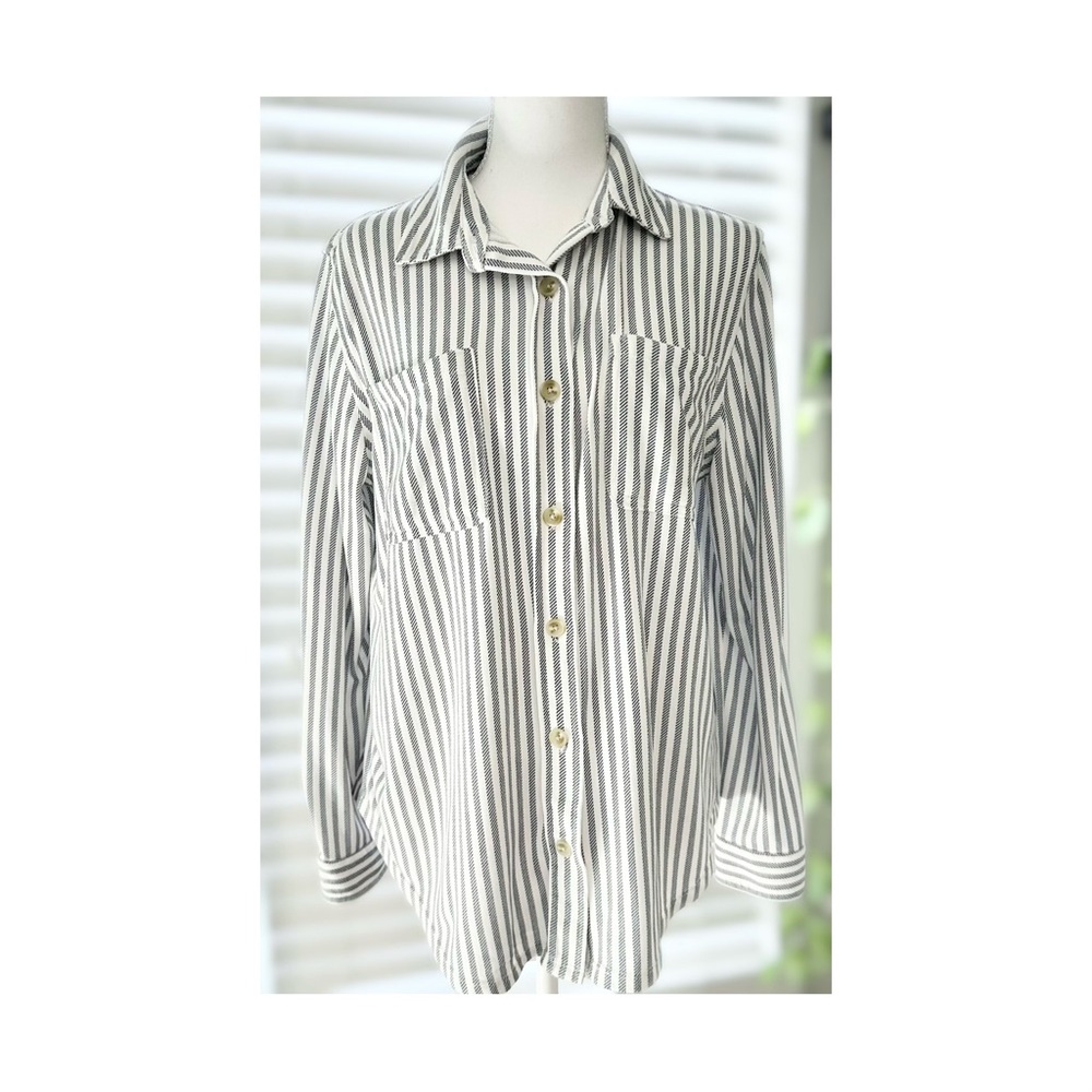 C&C California Striped Button-Up Shirt
